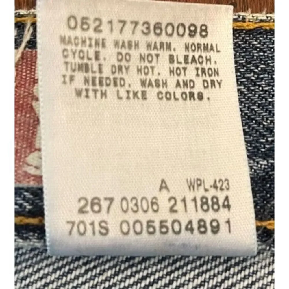 Vintage Levi's 550 Relaxed Fit Jeans Mens 38x30 (Actual‎ 38x29) Blue Jean Denim